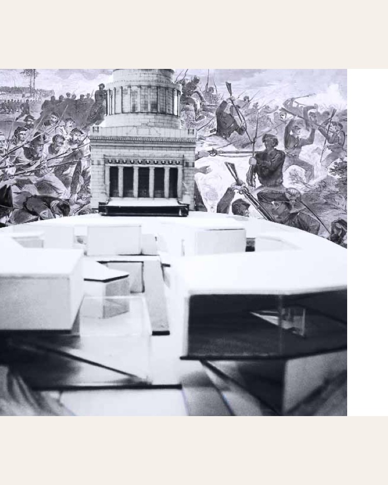 Archived Portfolio — Visitor Center Addition & The Archives, Ulysses S. Grant Memorial study model