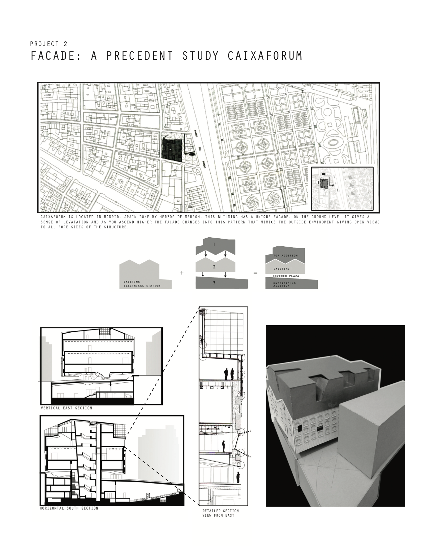 Design II Portfolio page 4, CaixaForum