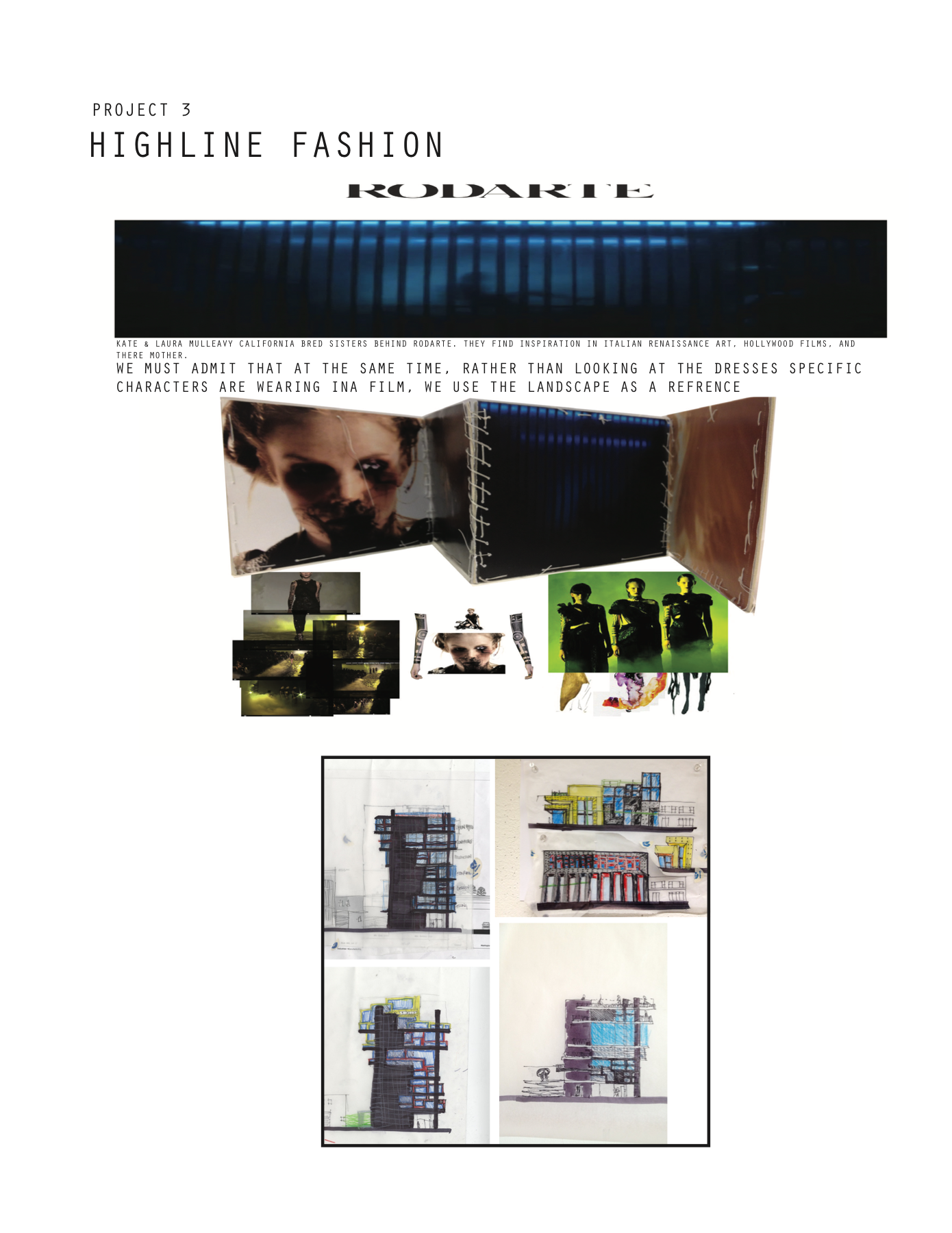 Design II Portfolio page 6, Highline Fashion