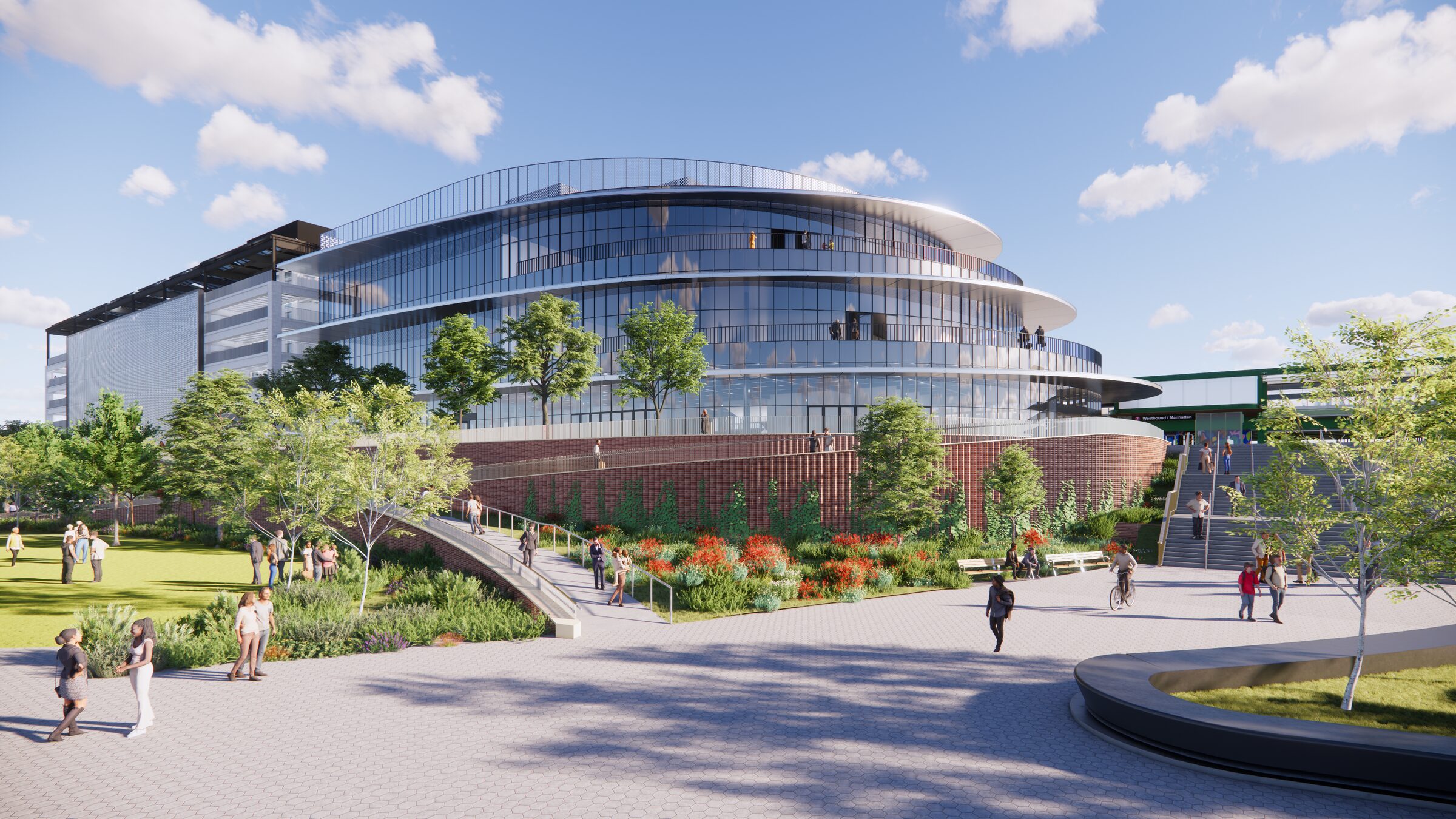 Metropolitan Park, northwest corner render