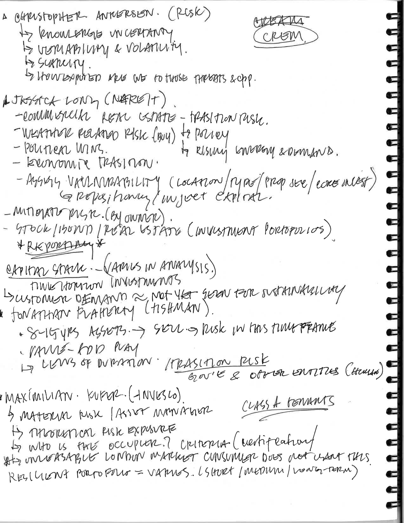 NYU 9th Conference Notes page 4