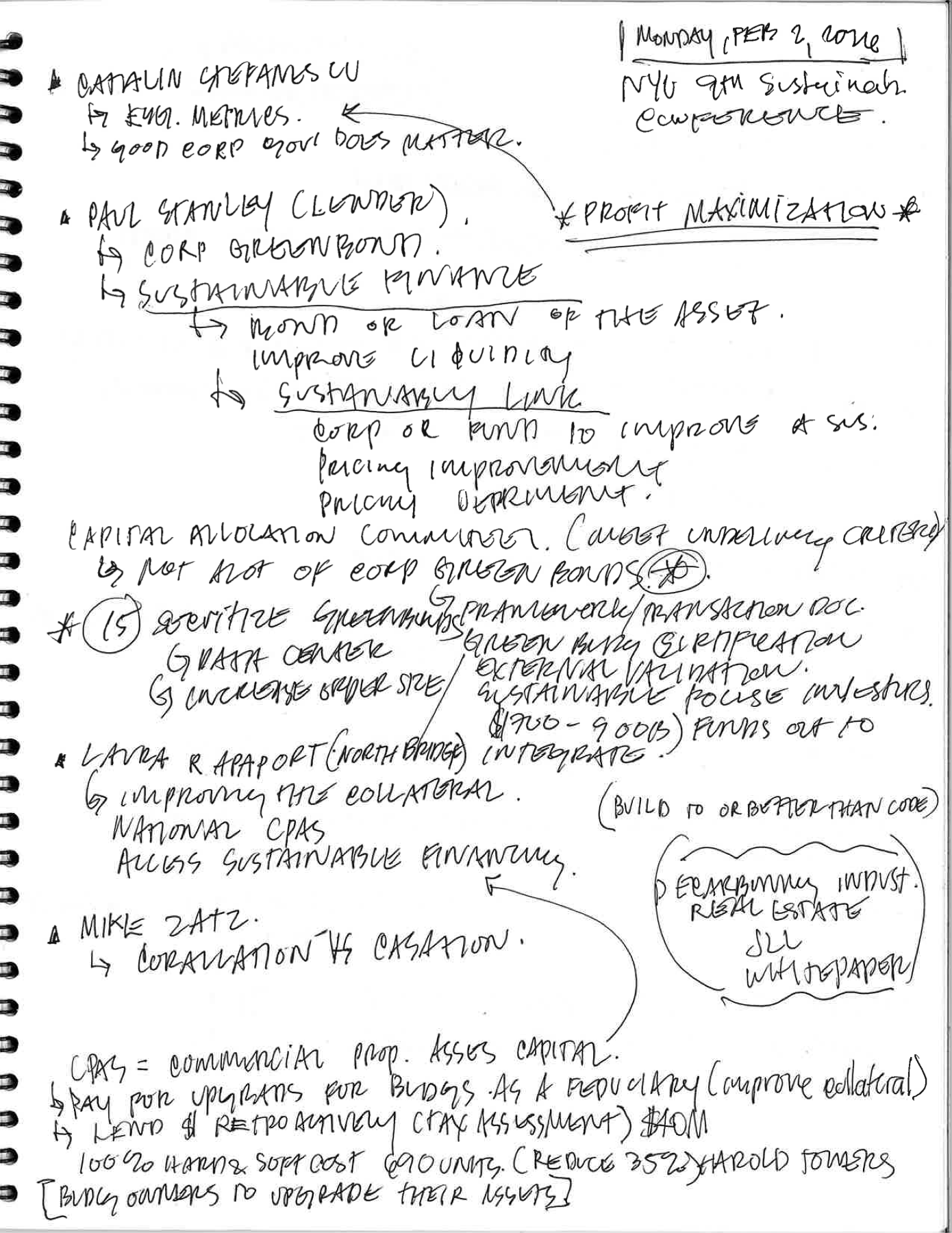 NYU 9th Conference Notes page 5